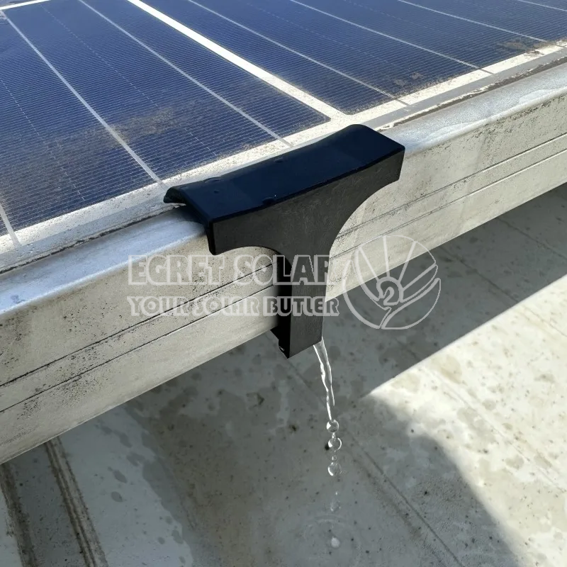 Clip de vidange d'eau pour panneaux solaires, modules PV, clips de nettoyage