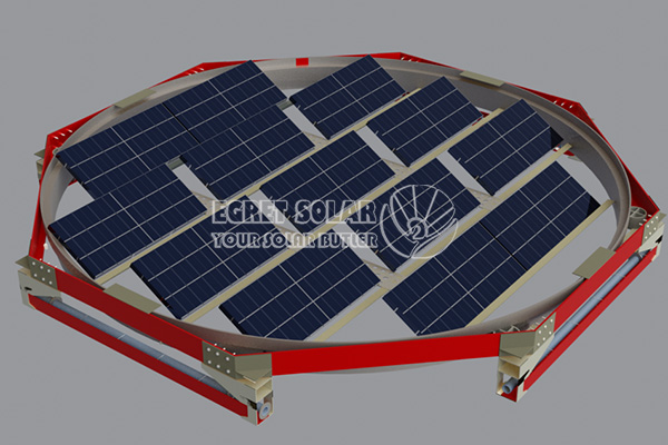 Combiner le photovoltaïque flottant avec le stockage d'énergie à air comprimé