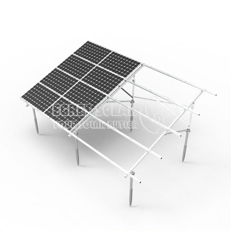 Support de montage au sol en aluminium solaire de type A