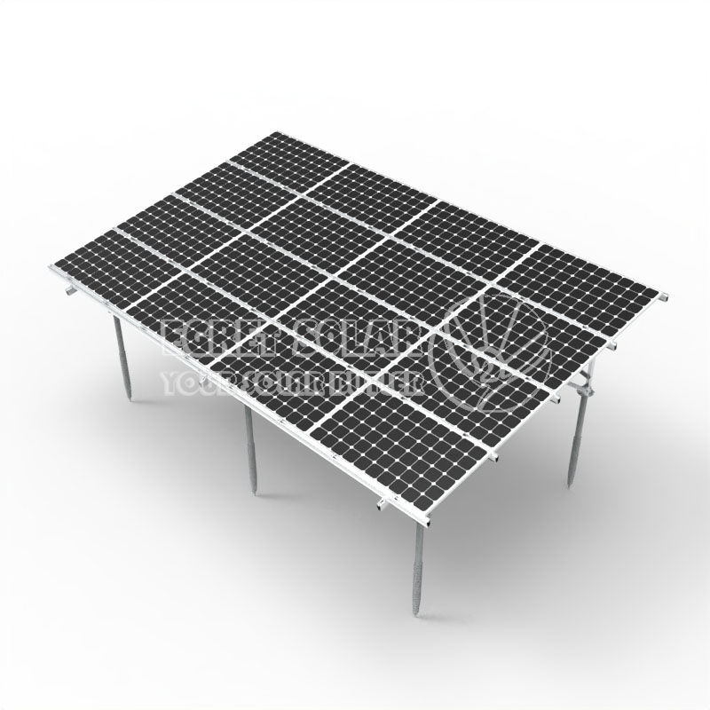 Structure de vis de terre pour le montage au sol PV