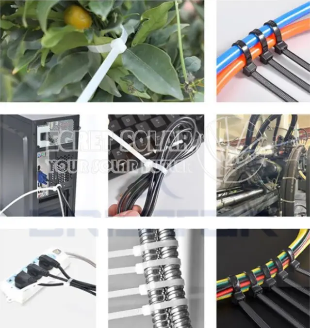 Solar Cable Wire Zip Tie Solar Cable Wire Zip Tie