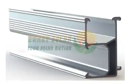 Solar Accessories Aluminium Rail for Metal Roof Mounting System