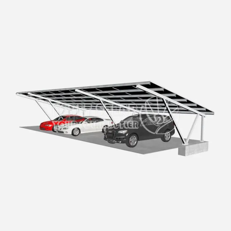 Système de montage d'autoprosserie solaire en V unique en V