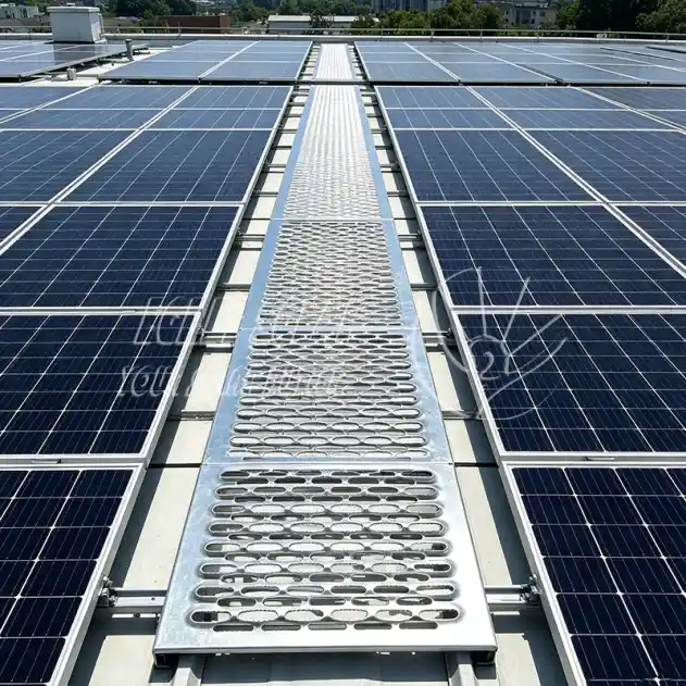 Passerelle solaire en aluminium pour crocodile