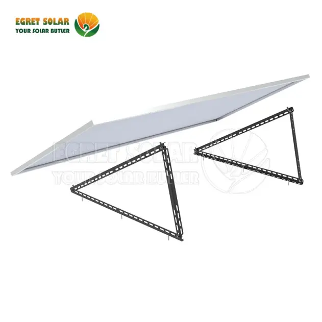 Système de montage sur trépied noir solaire