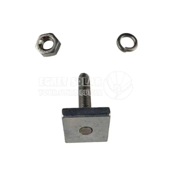 Boulon de tête carrée solaire M6
