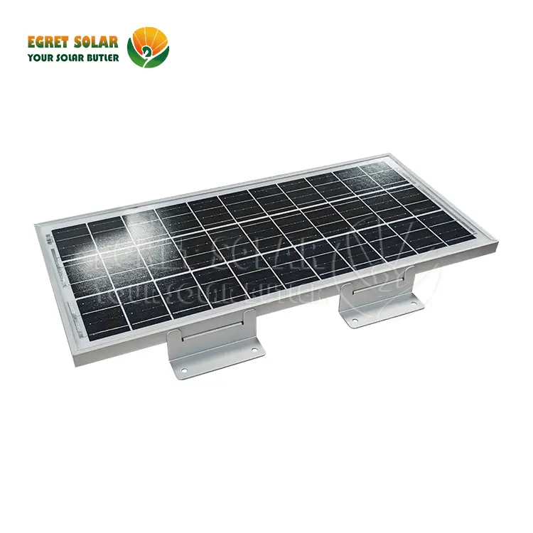 Montage du panneau solaire Z aluminium