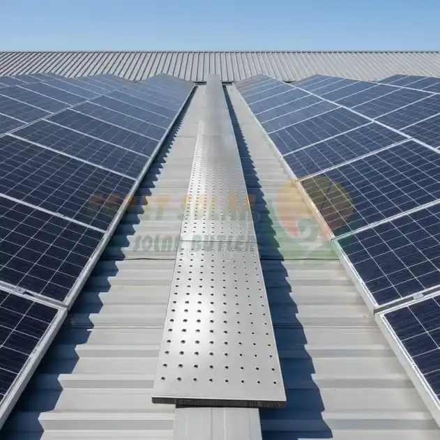 Passerelle ZAM pour montage sur toit solaire